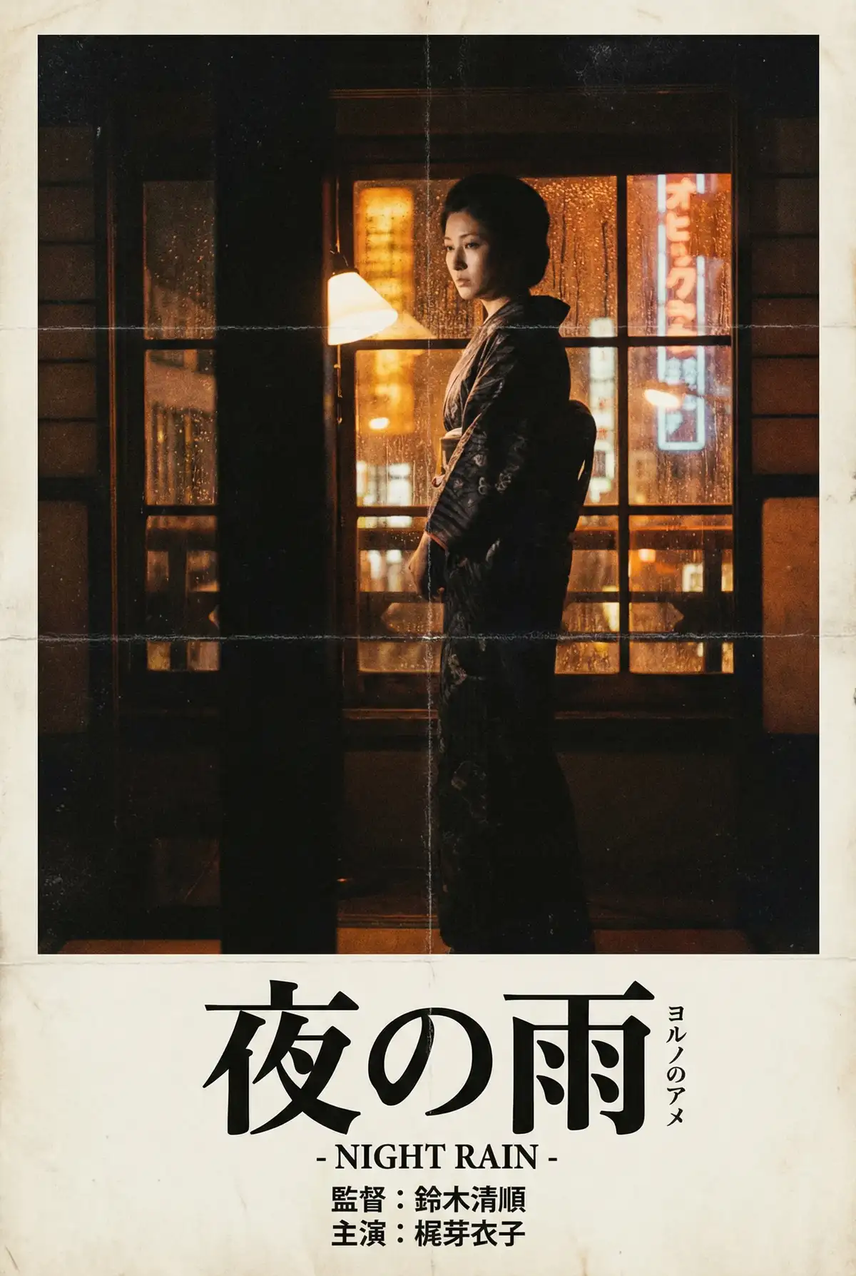 日本伦理电影海报 - 夜之雨，可怜的社畜 馆藏经典